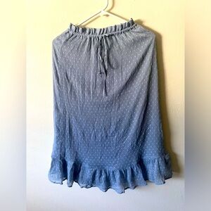 H&M Divided Blue And White Skirt